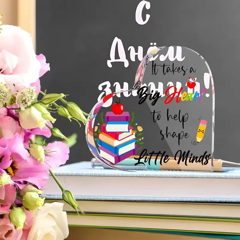 🔥Limited Time Promotion 50% OFF🔥 Teacher Appreciation Gift Waterproof Acrylic Keepsake Sign