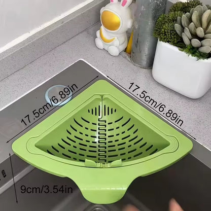 🔥Limited TimePromotion 50% OFF🔥 Triangle Kitchen Sink Filter with Magnetic Drain Basket