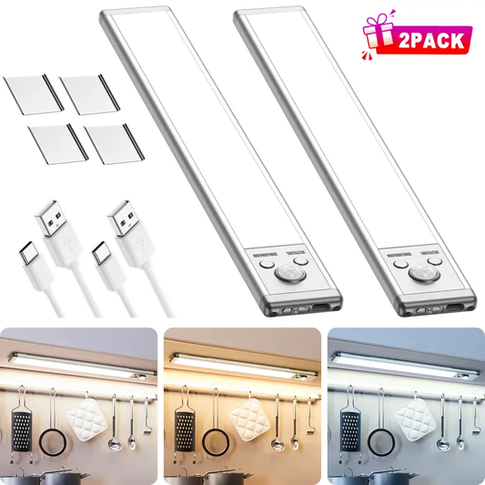 🔥Limited Time Promotion 50% OFF🔥 2Pcs Under Cabinet Night Light with Motion Sensor Activation