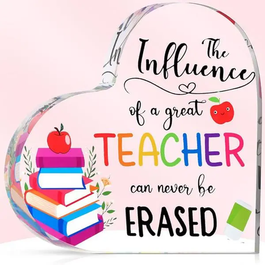 🔥Limited Time Promotion 50% OFF🔥 Teacher Appreciation Gift Waterproof Acrylic Keepsake Sign