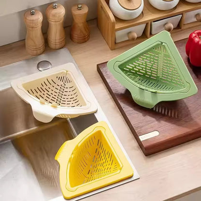🔥Limited TimePromotion 50% OFF🔥 Triangle Kitchen Sink Filter with Magnetic Drain Basket