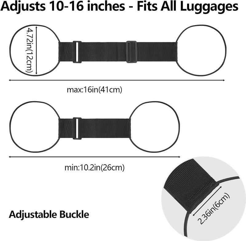 🔥Limited Time Promotion 50% OFF💥Adjustable Luggage Strap for Connecting & Securing Bags