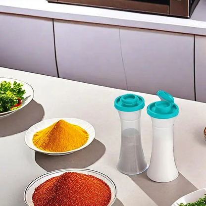 🧂 Set of 2 Large Plastic Shakers for Salt and Pepper