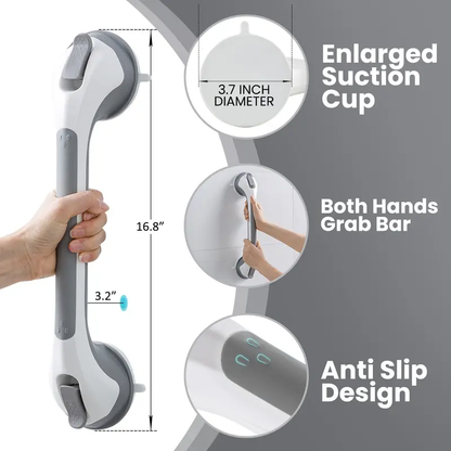 16 Inch Suction Cup Grab Bars for Bathroom & Shower