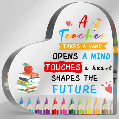 🔥Limited Time Promotion 50% OFF🔥 Teacher Appreciation Gift Waterproof Acrylic Keepsake Sign