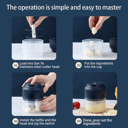 🔥Limited TimePromotion 50% OFF🔥- Electric Mini Portable Veggie Chopper