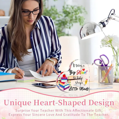 🔥Limited Time Promotion 50% OFF🔥 Teacher Appreciation Gift Waterproof Acrylic Keepsake Sign