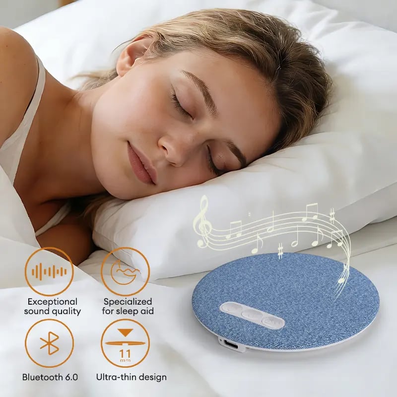 🔥Limited Time Promotion 50% OFF🔥Ultra-Thin Bluetooth Speaker for Pillow & Bedside Use