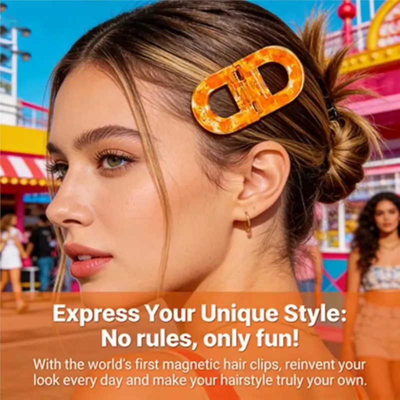 🔥Limited TimePromotion 50% OFF🔥 No-Slip Magnetic Hair Clips with Strong, Instant Hold