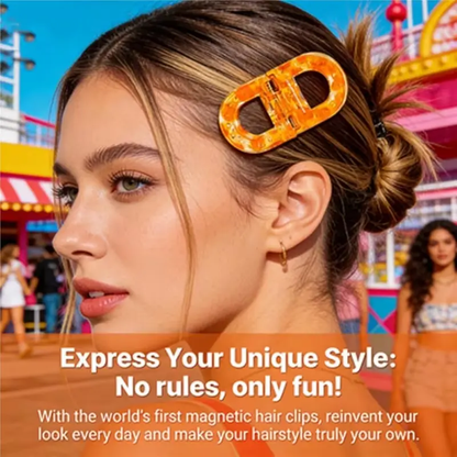 🔥Limited TimePromotion 50% OFF🔥 No-Slip Magnetic Hair Clips with Strong, Instant Hold