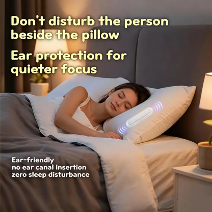 🔥Limited TimePromotion 50% OFF🔥 Bluetooth Bone Conduction Pillow Speaker for Sleeping