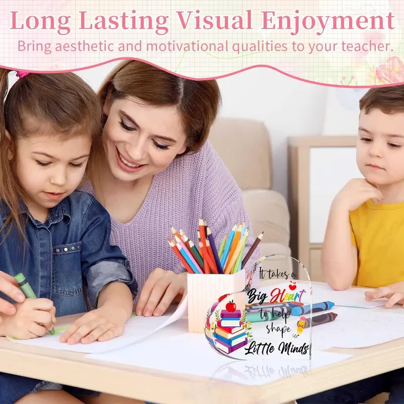 🔥Limited Time Promotion 50% OFF🔥 Teacher Appreciation Gift Waterproof Acrylic Keepsake Sign