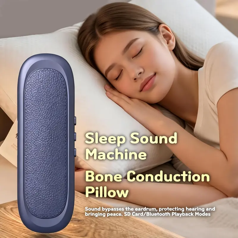 🔥Limited TimePromotion 50% OFF🔥 Bluetooth Bone Conduction Pillow Speaker for Sleeping