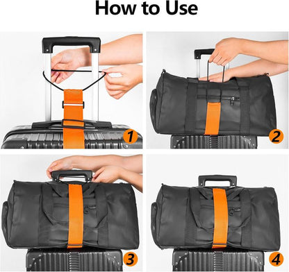 🔥Limited Time Promotion 50% OFF💥Adjustable Luggage Strap for Connecting & Securing Bags