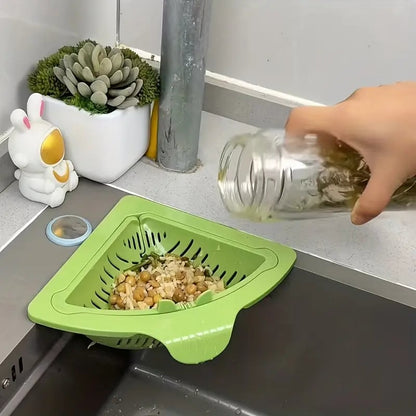 🔥Limited TimePromotion 50% OFF🔥 Triangle Kitchen Sink Filter with Magnetic Drain Basket