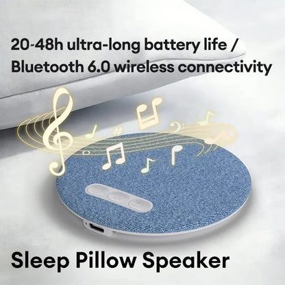 🔥Limited Time Promotion 50% OFF🔥Ultra-Thin Bluetooth Speaker for Pillow & Bedside Use