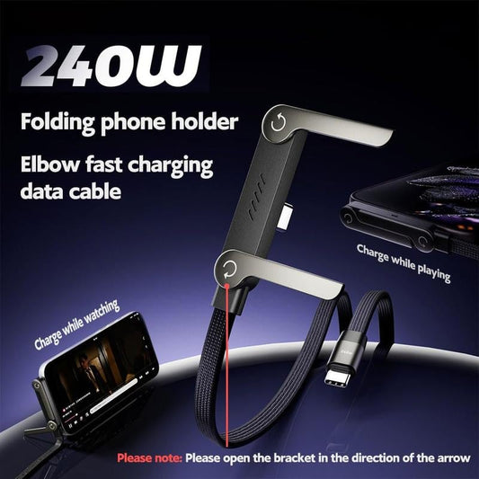 ⏰Limited Time Promotion 50% OFF🎁240W High-Speed Cable & Adjustable Phone Stand