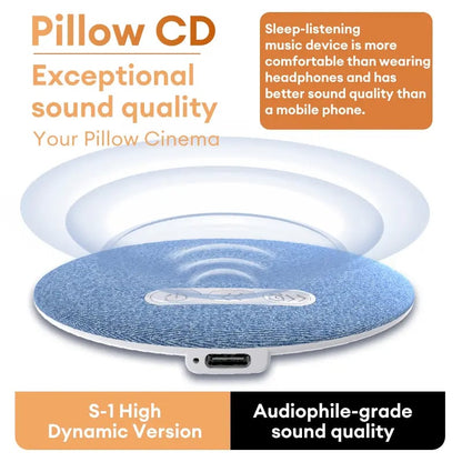 🔥Limited Time Promotion 50% OFF🔥Ultra-Thin Bluetooth Speaker for Pillow & Bedside Use