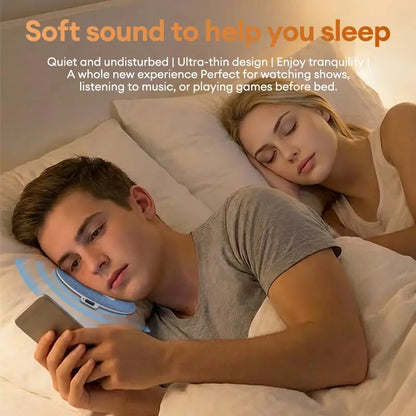 🔥Limited Time Promotion 50% OFF🔥Ultra-Thin Bluetooth Speaker for Pillow & Bedside Use