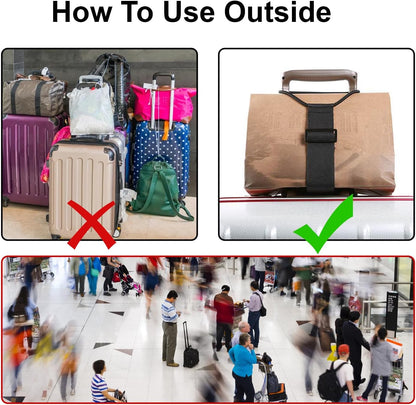 🔥Limited Time Promotion 50% OFF💥Adjustable Luggage Strap for Connecting & Securing Bags